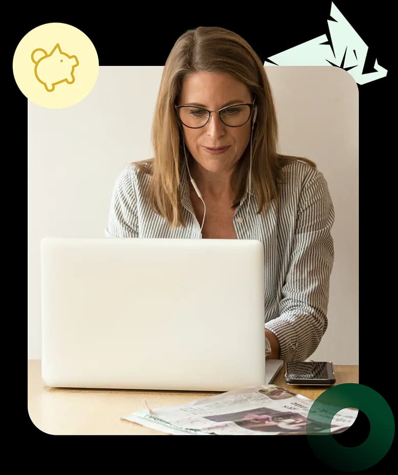woman working